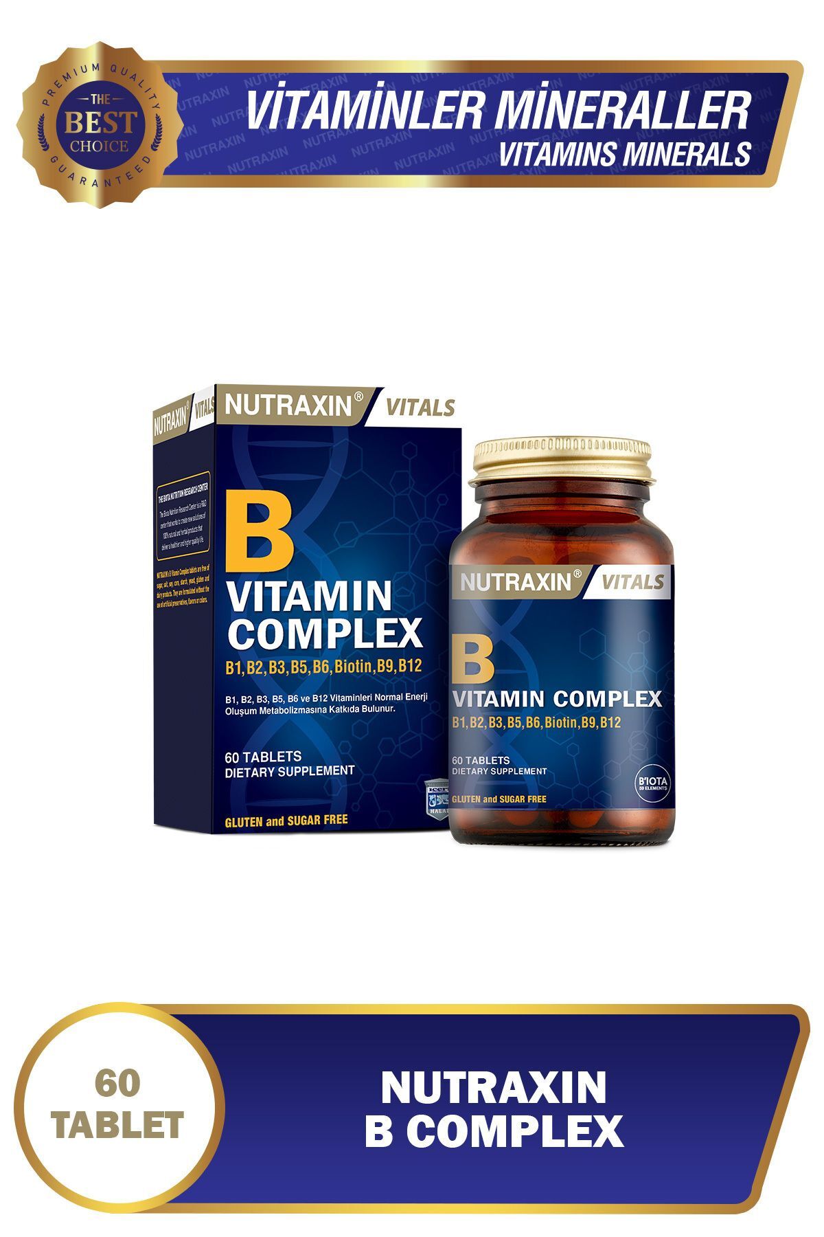 B Complex Vitamin 60 Tablet-
