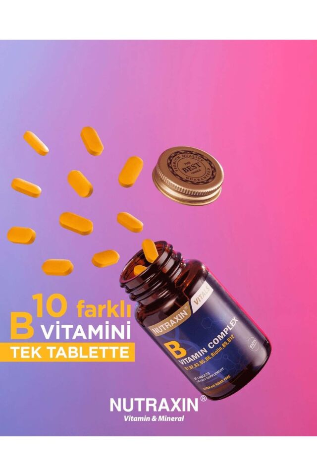 B Complex Vitamin 60 Tablet-