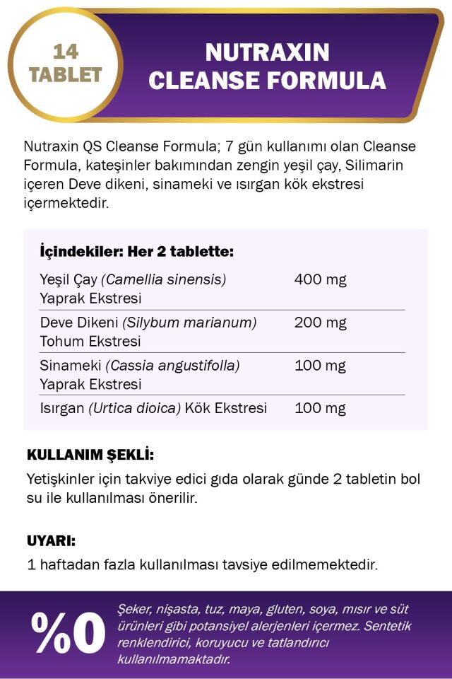 Cleanse Formula 7 Detox 14 Tablet