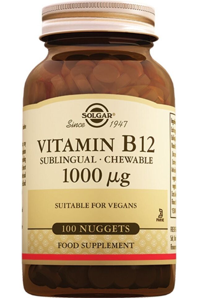 Vitamin B12 1000 Mg 100 Tablet (DİL ALTI)