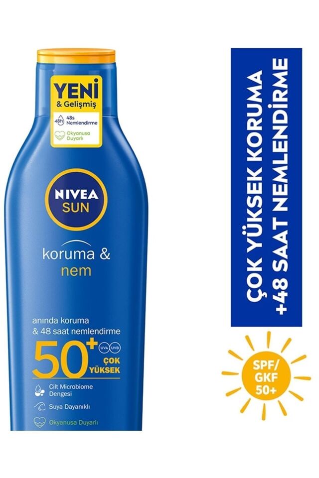 Sun Koruma & Nem Güneş Losyonu 50+gkf 200 ml