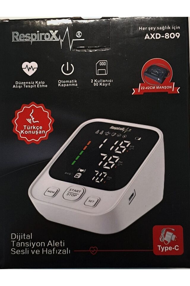Axd809 Koldan Ölçer Konuşan Tansiyon Aleti
