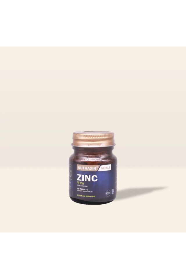 Zinc Sulphate - Çinko Takviyesi 15 Mg 100-