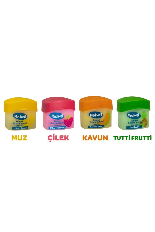 Dudak Bakım Kremi 4 Adet X 5 ml