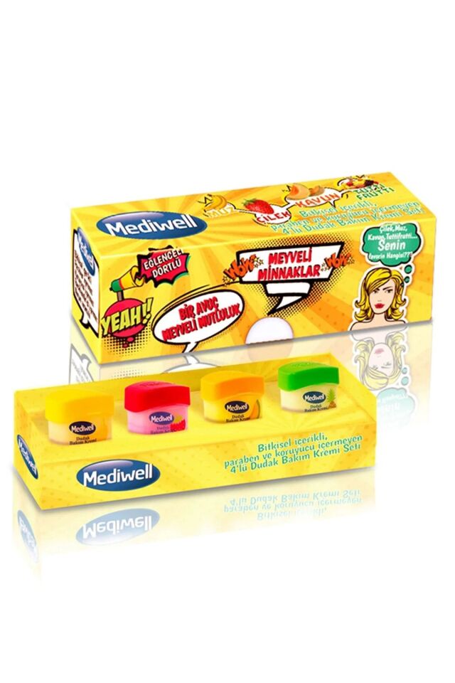 Dudak Bakım Kremi 4 Adet X 5 ml