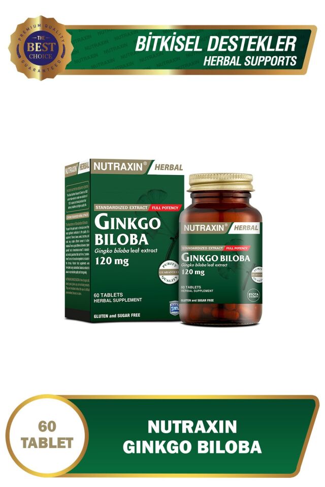 Ginkgo Biloba 120 Mg 60 Kapsül