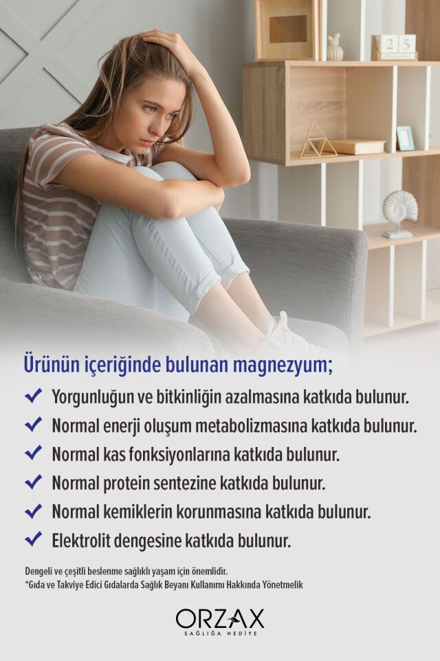 Extramag 200 Mg Magnezyum Içeren Takviye Edici Gıda 60 Tablet