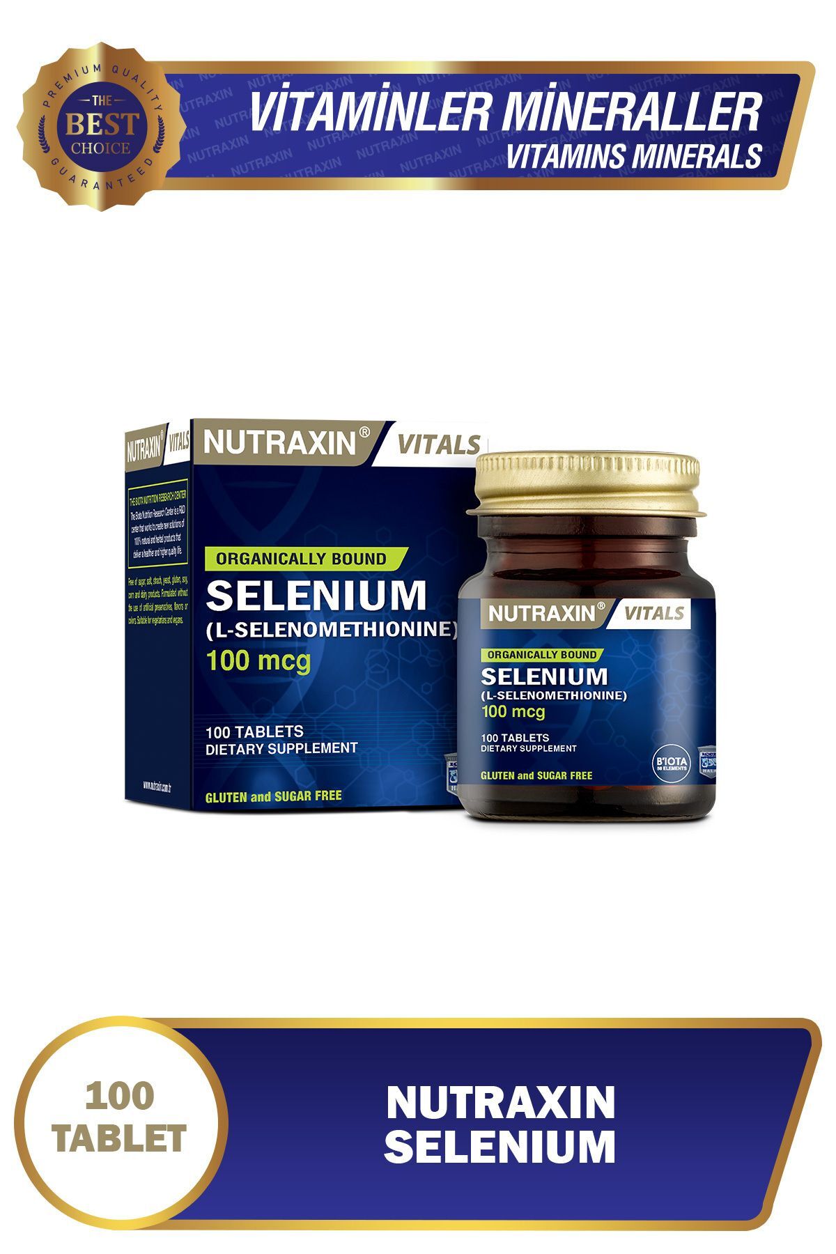 Selenium 100 Mcg 100 Tablet-