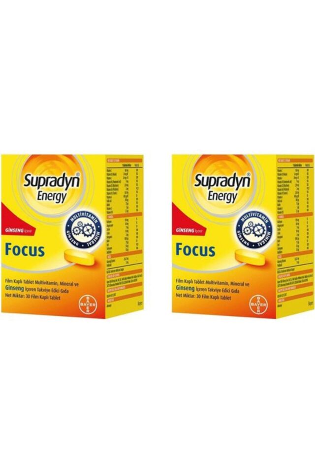 Energy Focus 30 Tablet 2 Kutu Suprafocus2li