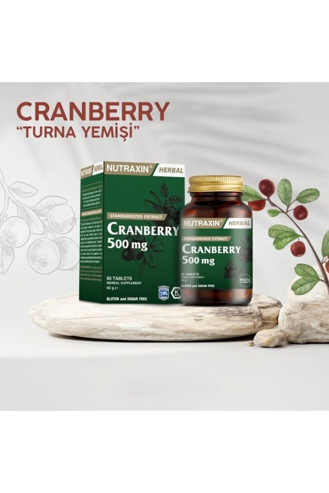 Cranberry - Turna Yemişi 500 Mg 60 Tablet-