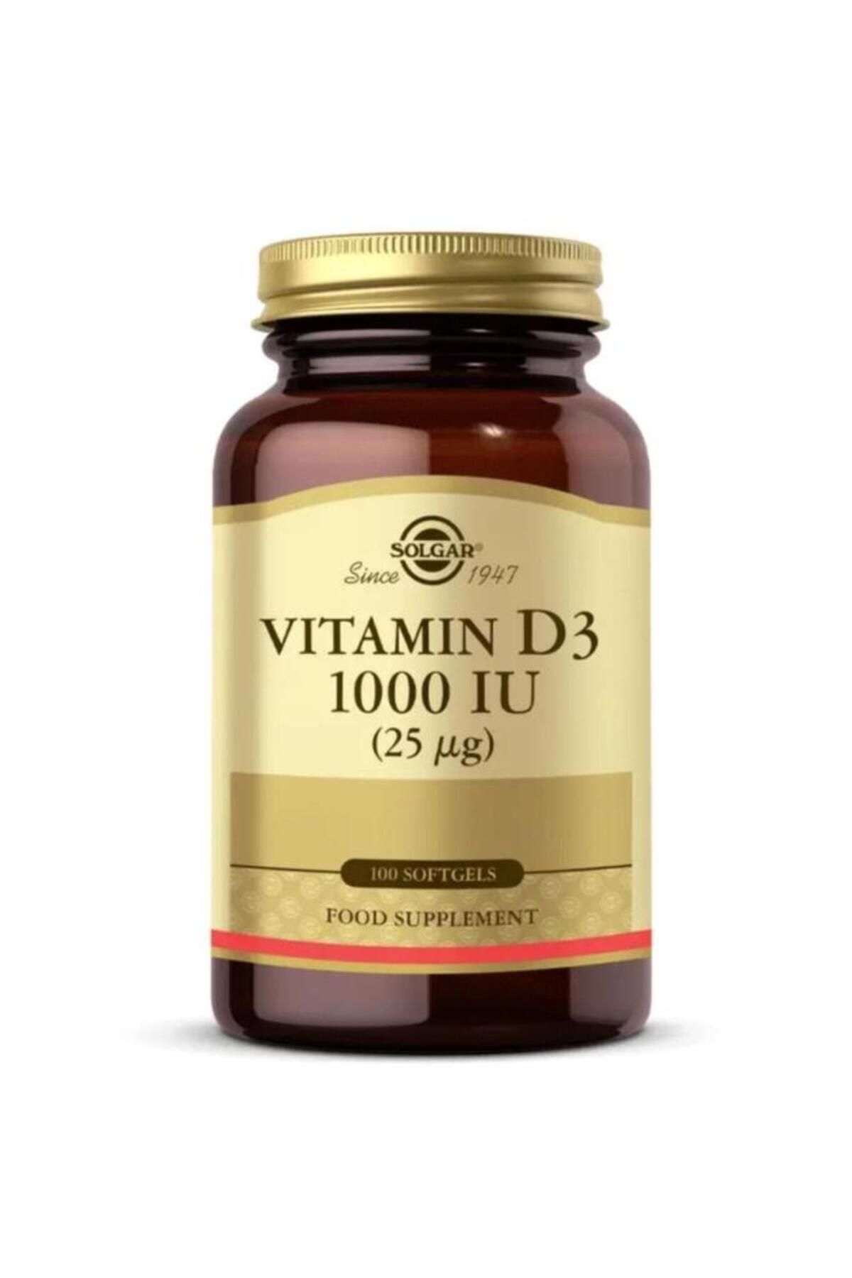 Vitamin D3 1000ıu 100 Kapsül