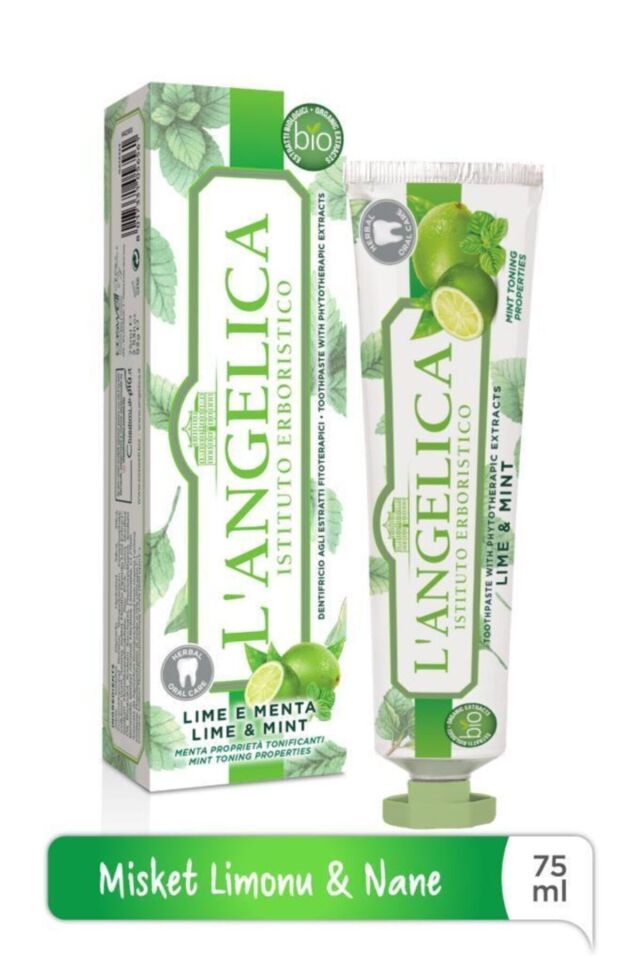 Misket Limonu & Nane Aromalı Fitoterapi Diş Macunu - Toothpaste With Phytotherapic Extract