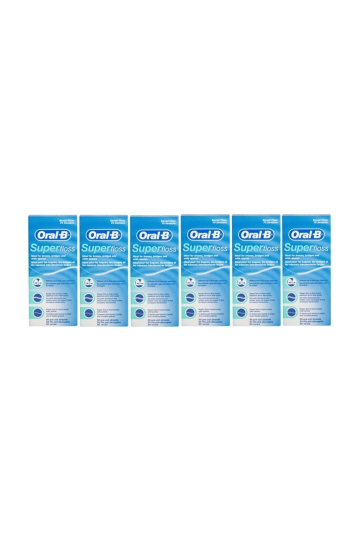 Oral B Super Floss Diş Ipi 50 adet X 6 adet
