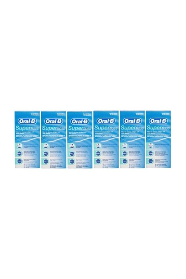 Oral B Super Floss Diş Ipi 50 adet X 6 adet