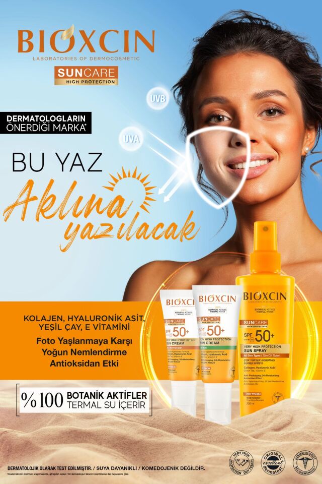 Sun Care Spf 50 Çok Yüksek Korumalı Güneş Kremi 50 ml Kuru Ve Normal Cilt - Kolajen Hyaluronik Asit