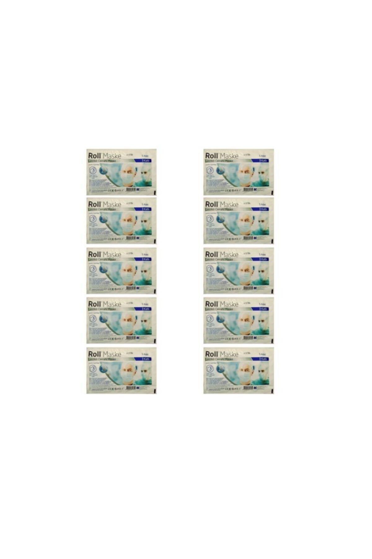 3 Katlı Cerrahi Maske 10 Paket (50 Adet)