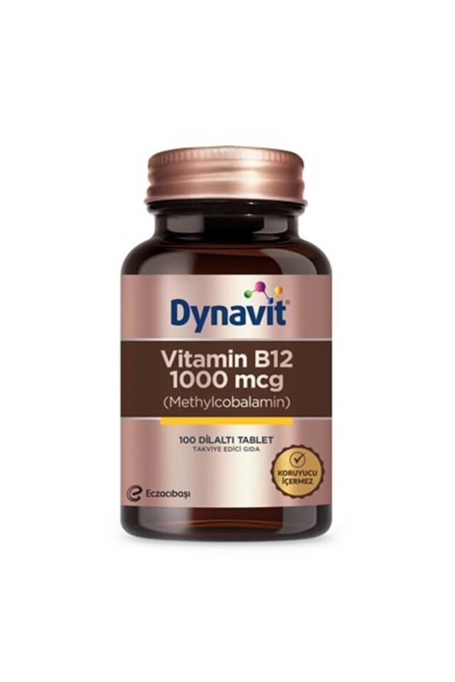 Vitamin B12 1000mcg 100 Dilaltı Tableti