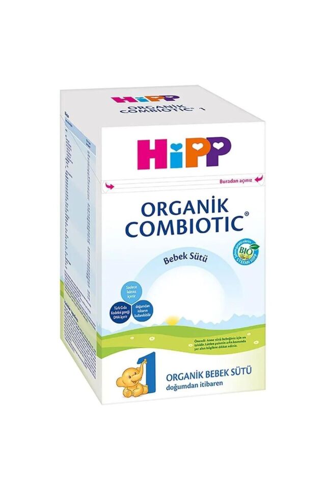 1 Organik Bebek Sütü Combiotic 800 gr X 2 Adet