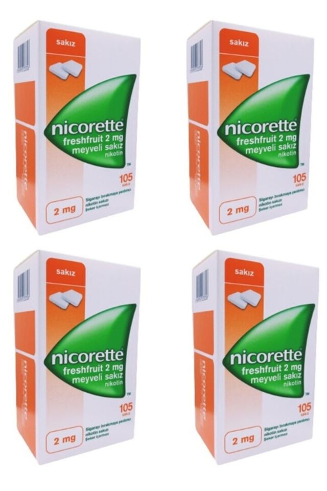 Jj Freshfruit 2 Mg Meyveli Nikotin Sakızı 105 Adet * 4