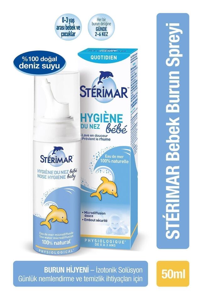 Isotonic Baby Burun Spreyi 100ml + Hipertonik Baby Burun Spreyi 100ml