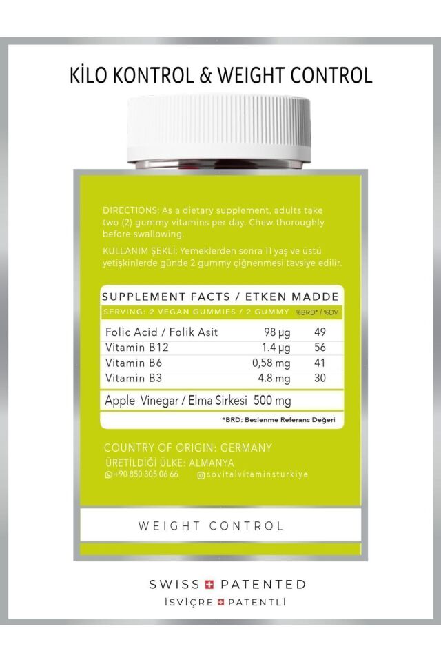 Detomax Detoks Diyet Vegan Gummy
