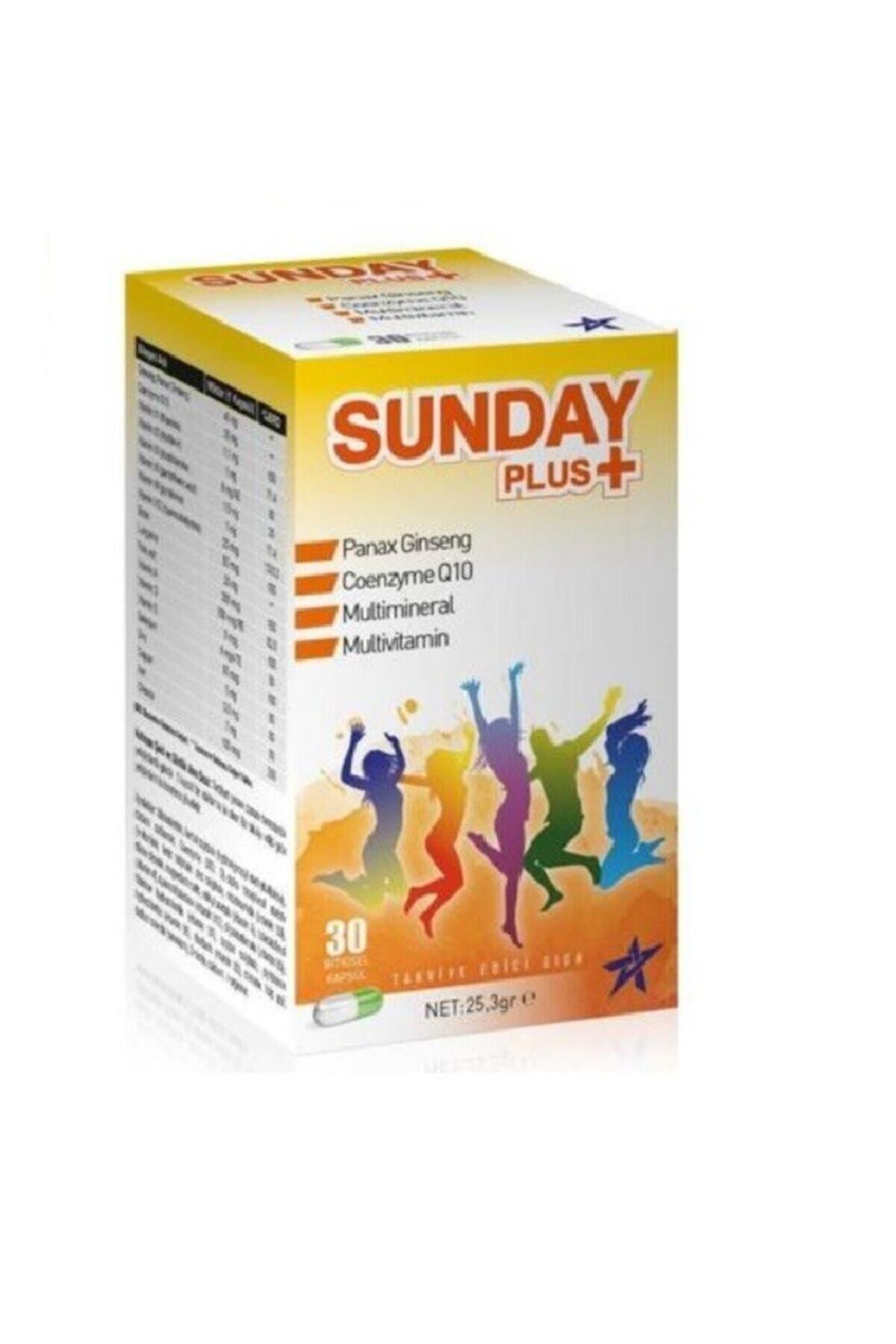 Sundayplus+ Panax Ginseng & Q10 & Multivitamin 30 Kapsül