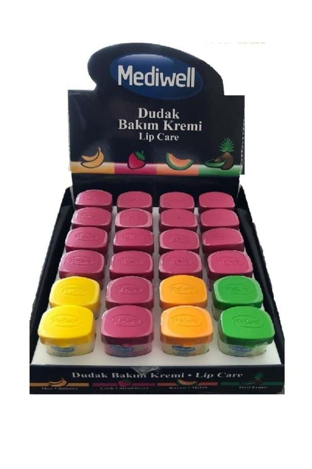 Dudak Bakım Kremi Stand 24'lü