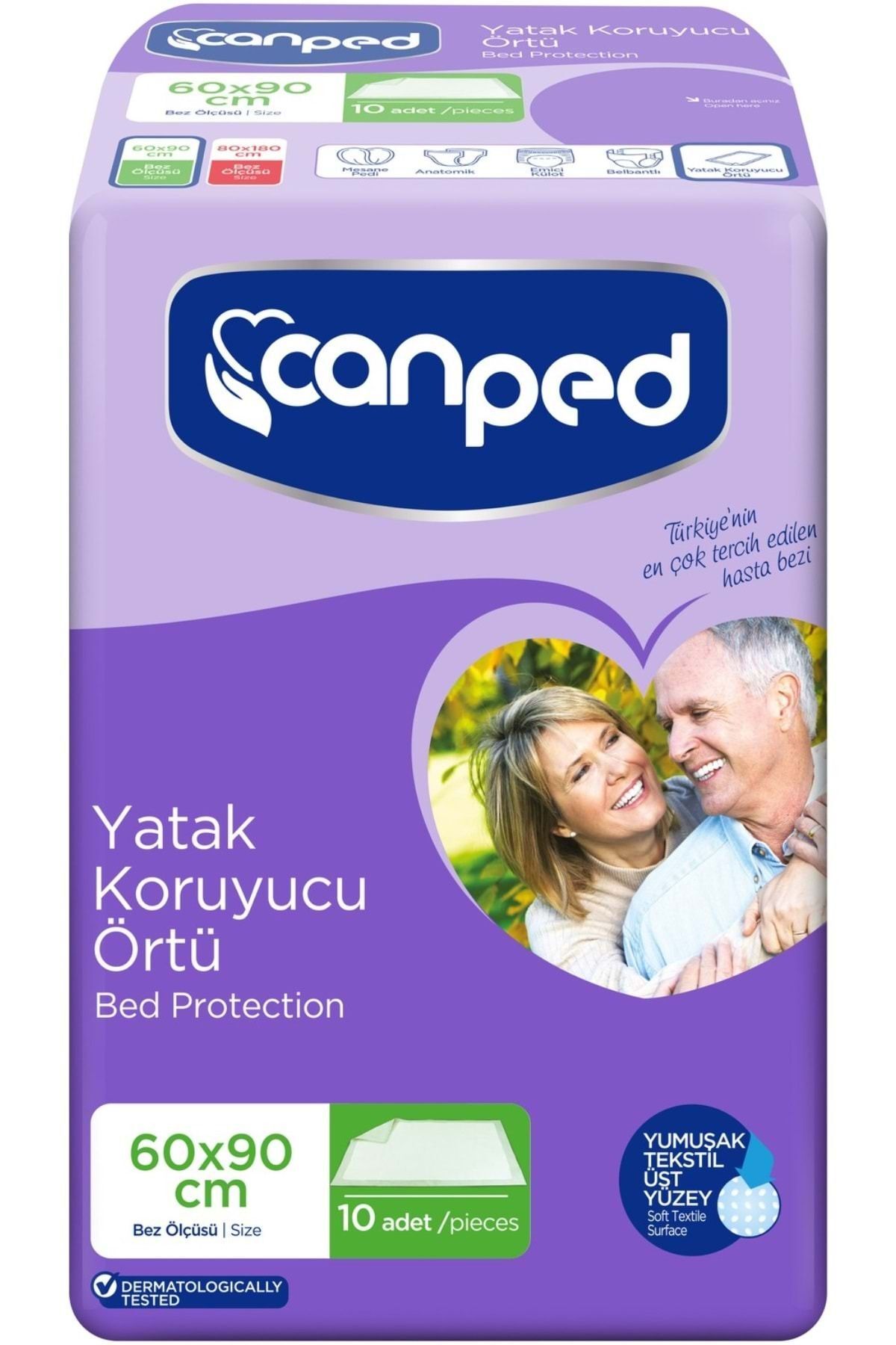 Hasta Yatak Koruyucu Örtü 60*90cm Pakette 10 Adet