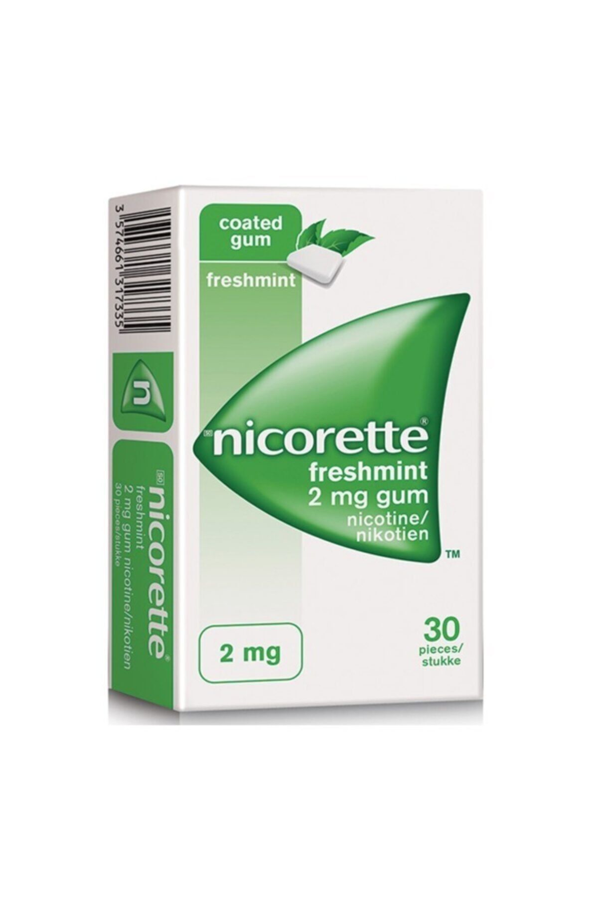 2mg Nikotin Sakızı Naneli - 30 Adet