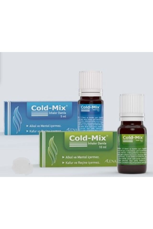 Okaliptus Içerikli Cold Mıx Damla 10 ml ve Okaliptus Içerikli Cold Mıx Damla 5 ml