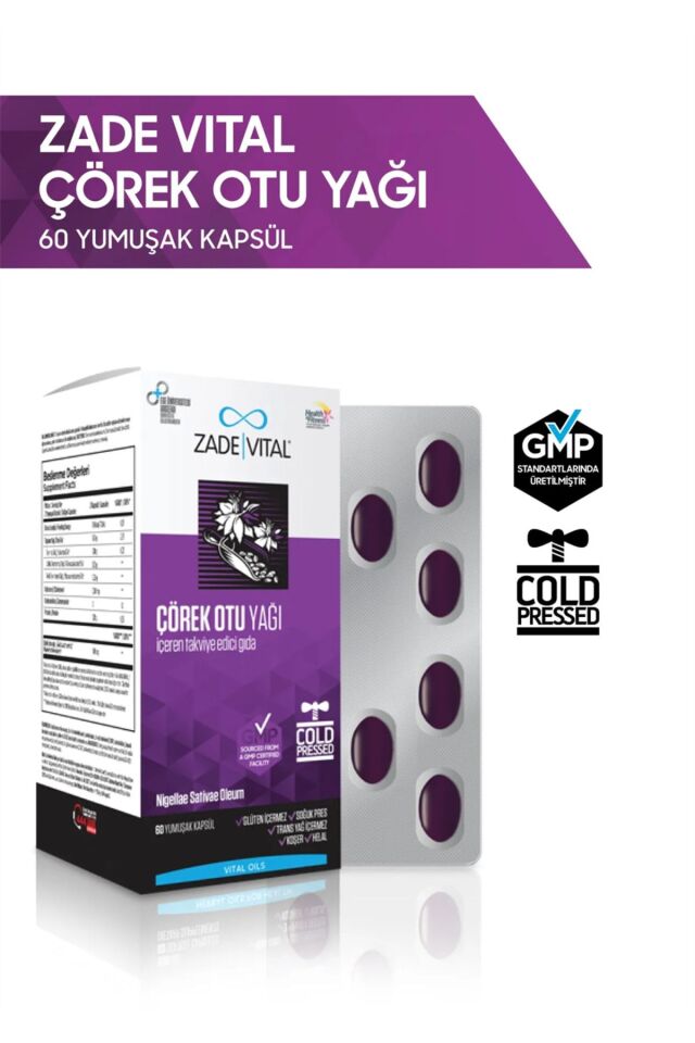 Çörek Otu Yağı Blister 60 Kapsül