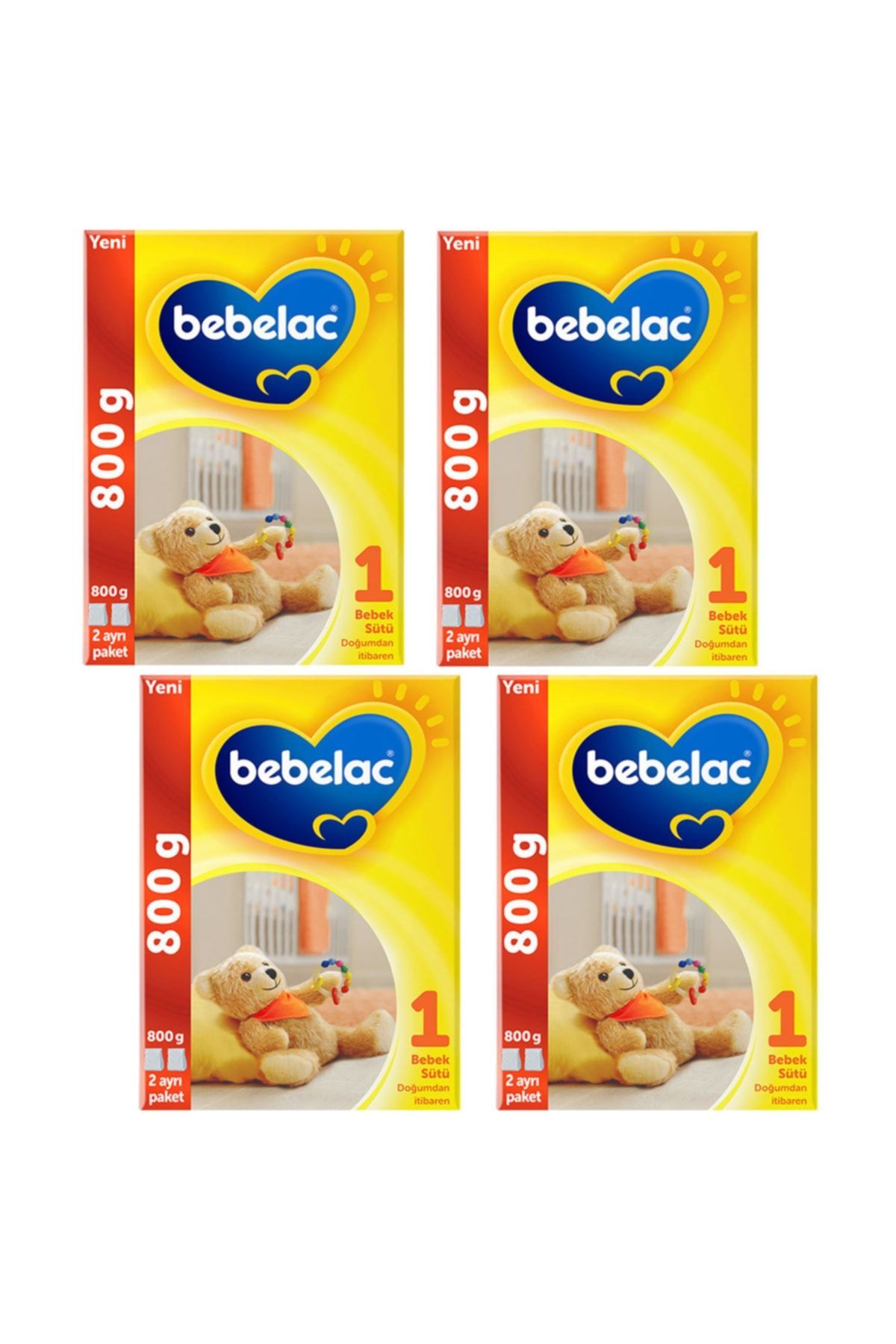 1 Bebek Sütü 0 - 6 Ay 800 Gr 4 Adet