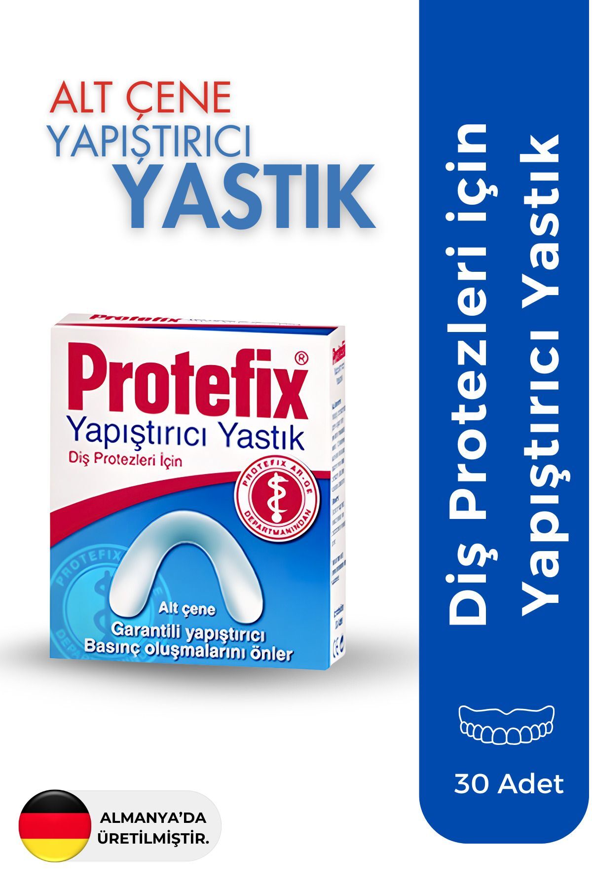 Diş Protezleri Için Alt Çene Yapıştırıcı Yastık 30 Adet