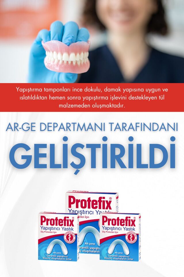 Diş Protezleri Için Alt Çene Yapıştırıcı Yastık 30 Adet