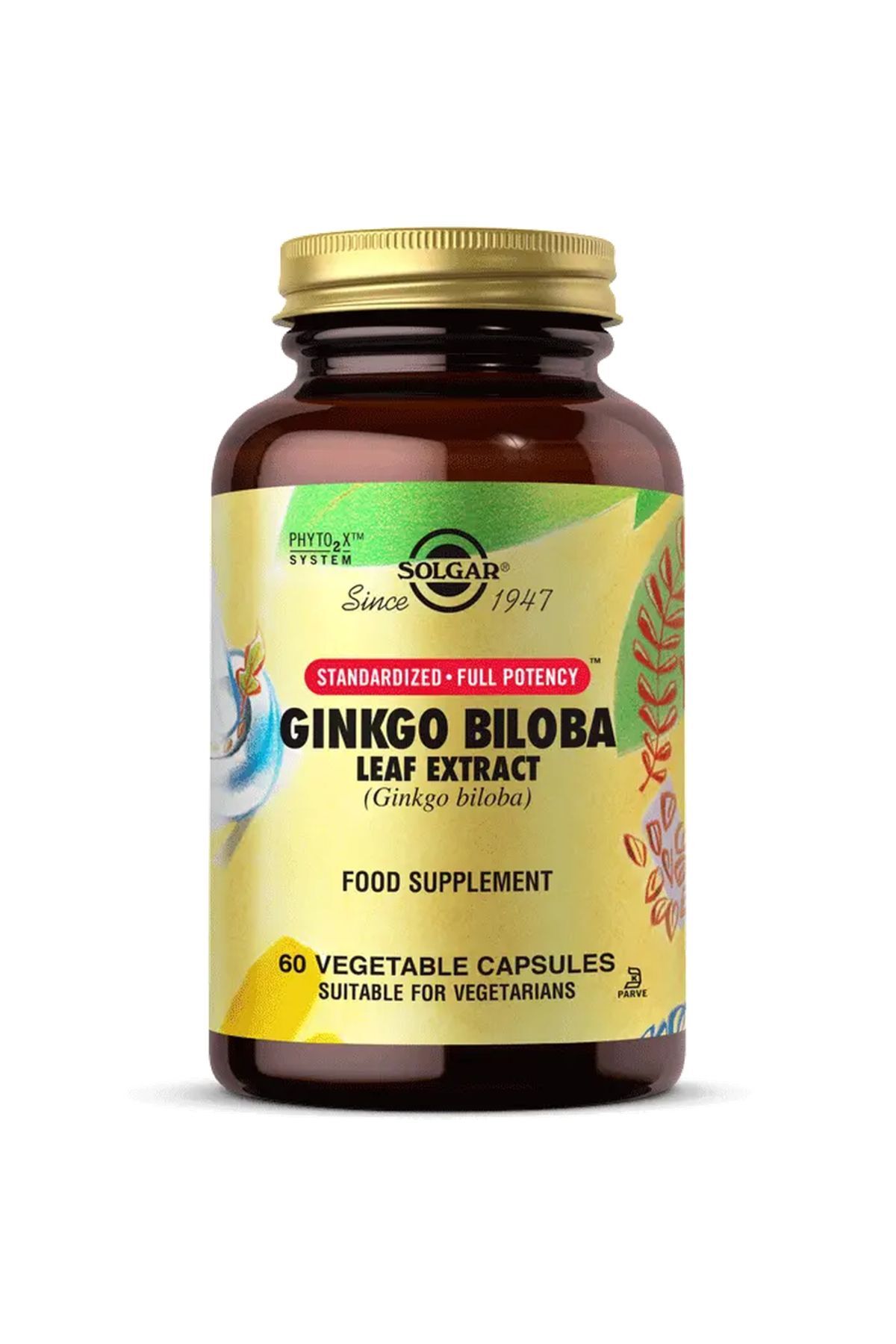 Ginkgo Biloba Leaf Extract 60 Kapsül