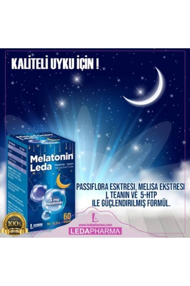 Melatonin Leda Complex 60 Kapsül