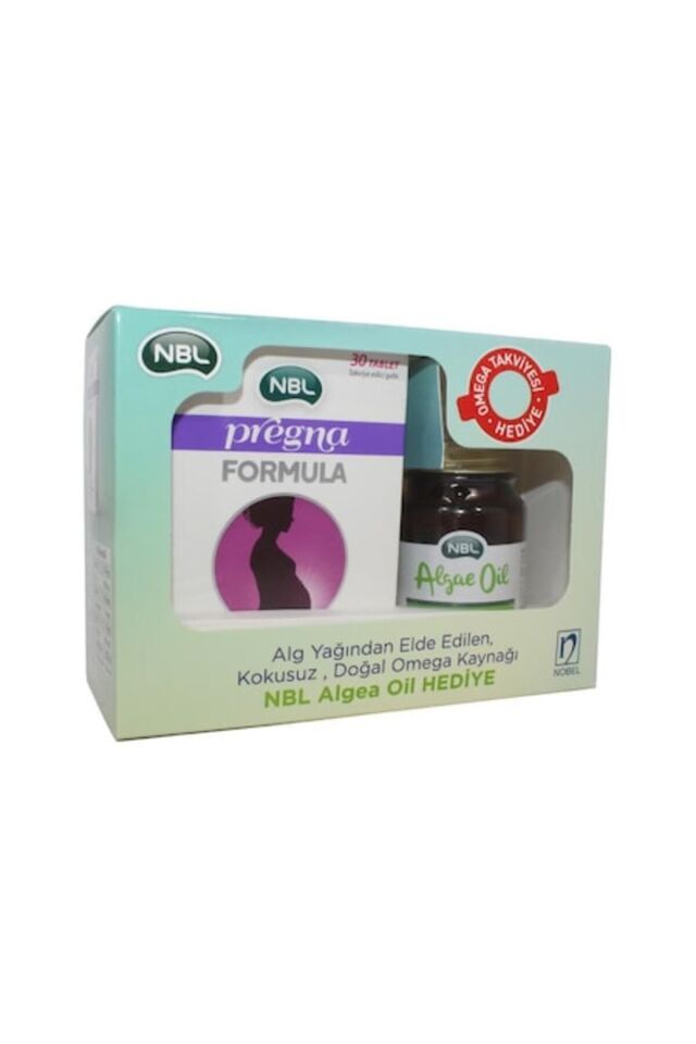 Pregna Formula 30 Tablet Algae Oil 30 Yumuşak Kapsül Av