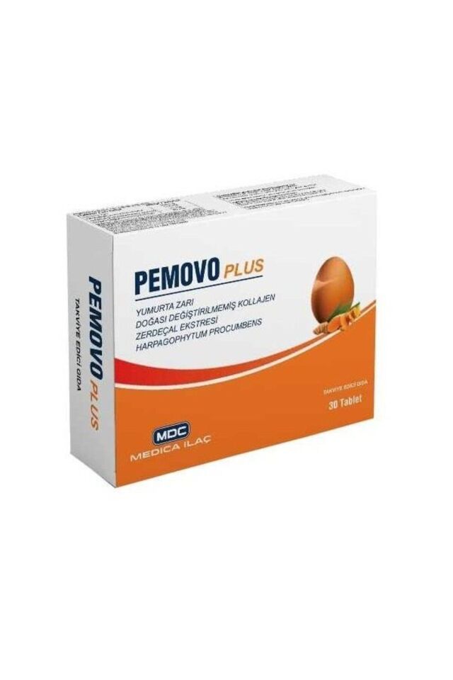 Pemovo Plus Yumurta Kabuğu Zarı 30 Tablet