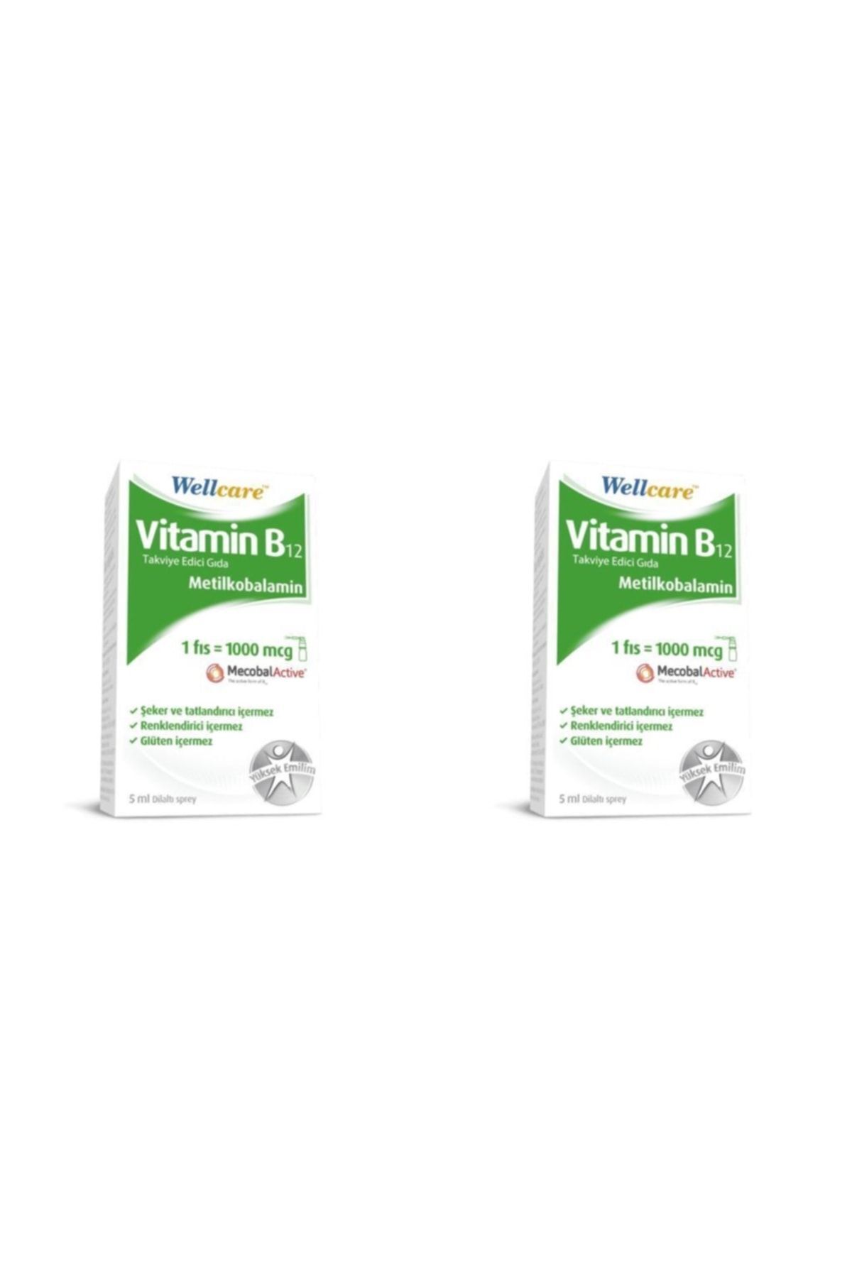 Vitamin B12 1000 Mcg Sprey 5 Ml 2 Kutu
