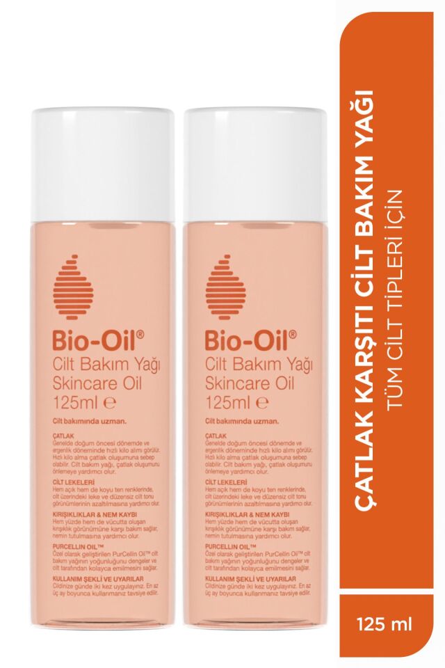 Çatlak Karşıtı & Leke Karşıtı Nemlendirici Cilt Bakım Yağı 125 ml - 2 Adet Set