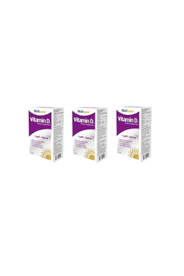 Vitamin D3 Sprey 1000 Iu 3'lü