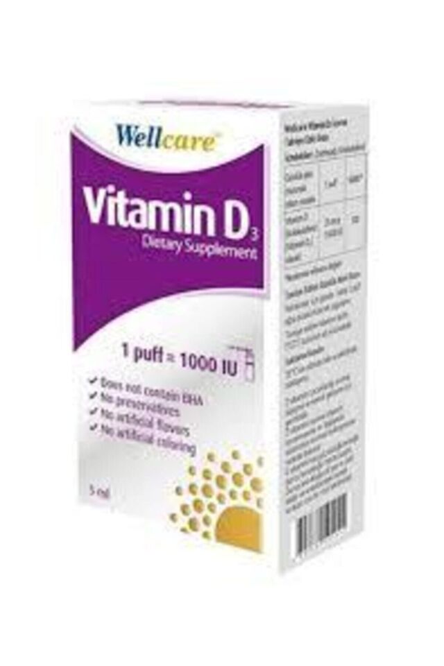 Vitamin D3 Sprey 1000 Iu 3'lü