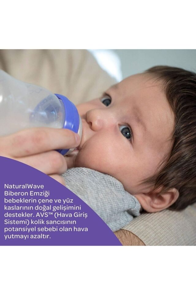 76000 2 X Pp Biberon 240 ml Orta Akışlı