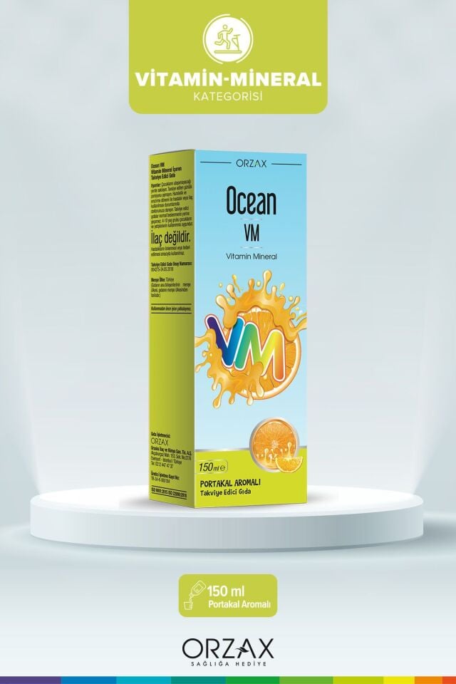 Vm Vitamin Mineral 150ml Portakallı Şurup