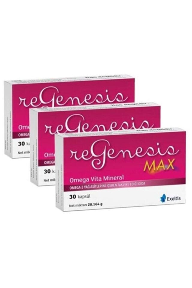 Max Omega Vita Mineral 30 Kapsül 3'lü