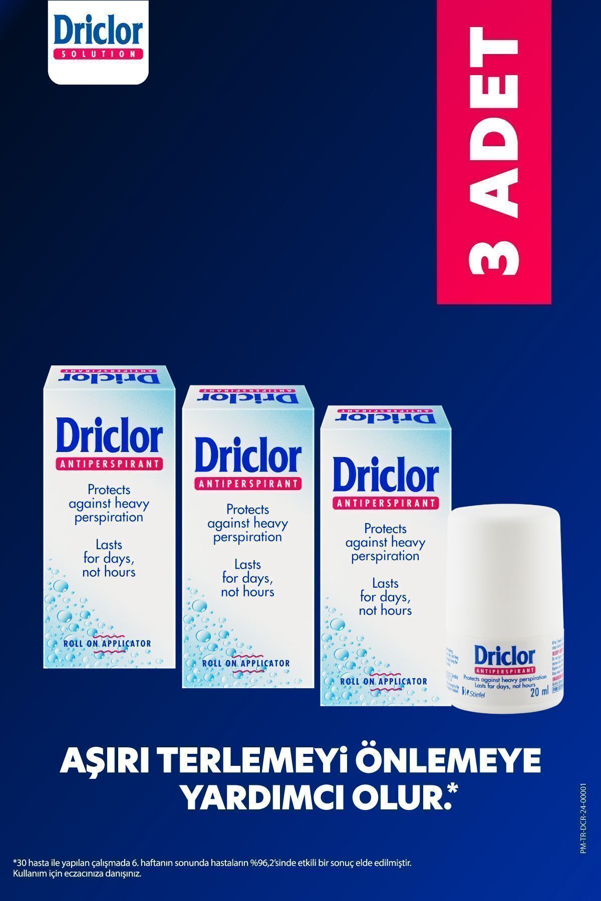Aşırı Terleme Önleyici Antiperspirant Roll-On 20ml X3