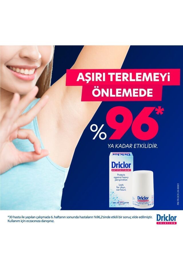 Aşırı Terleme Önleyici Antiperspirant Roll-On 20ml X3