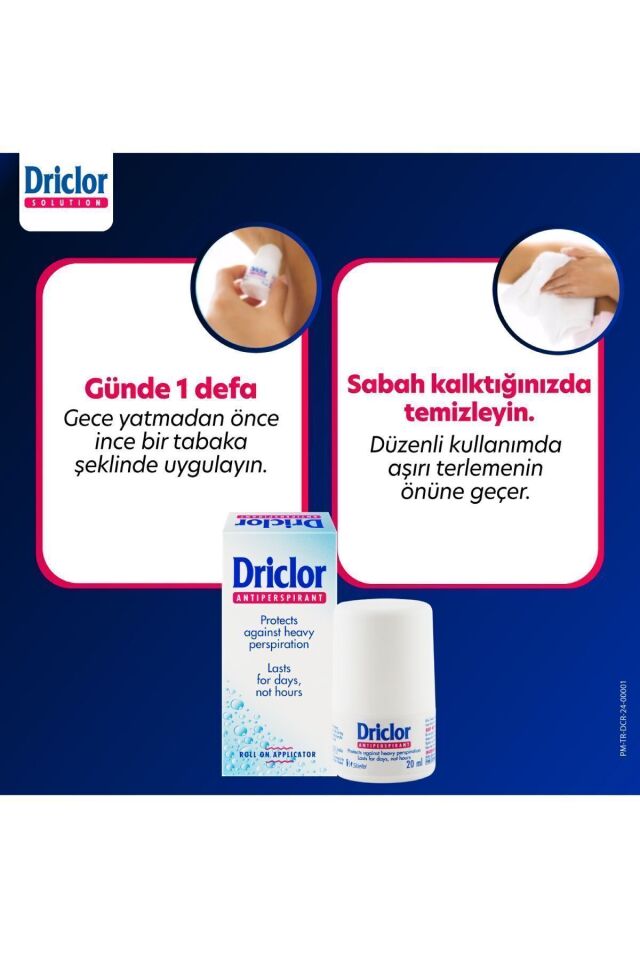 Aşırı Terleme Önleyici Antiperspirant Roll-On 20ml X3