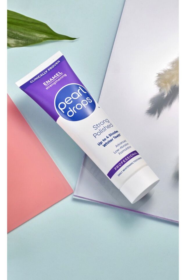 Strong Polished- Diş Minesini Güçlendiren, Güçlü Cilalı, Leke Çıkarıcı Beyazlatıcı Diş Macunu 75ml