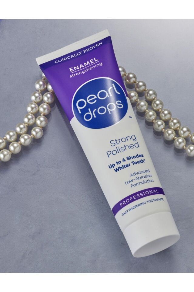 Strong Polished- Diş Minesini Güçlendiren, Güçlü Cilalı, Leke Çıkarıcı Beyazlatıcı Diş Macunu 75ml